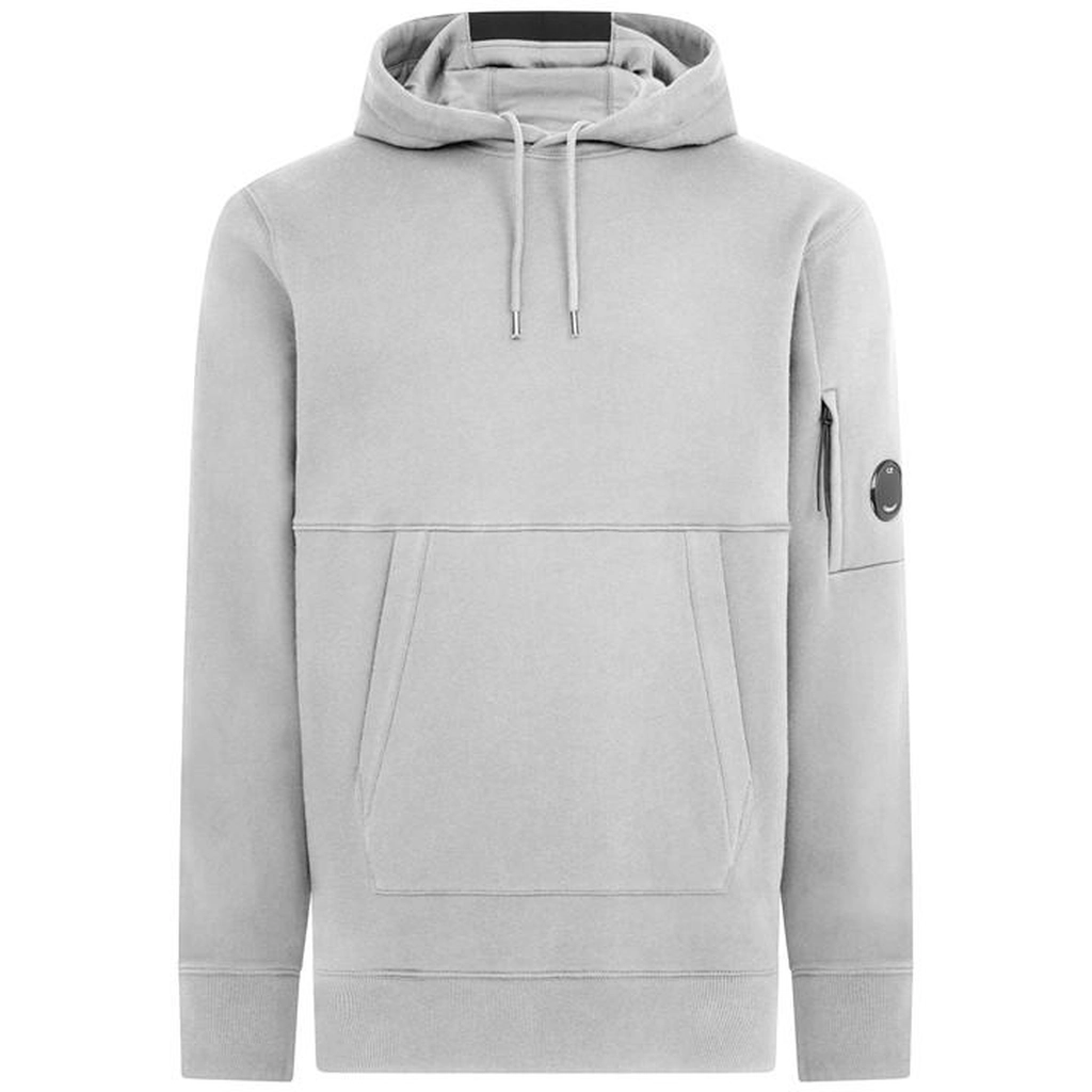 CP Company Men's Micro Lens Over-the-head Hoodie - Grey
